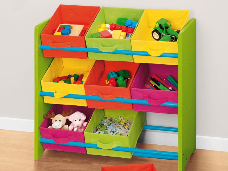 kinderregal spielzeugbox